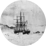 An icon showing HMS Discovery in ice, which takes you to a description of the British Arctic Expedition.